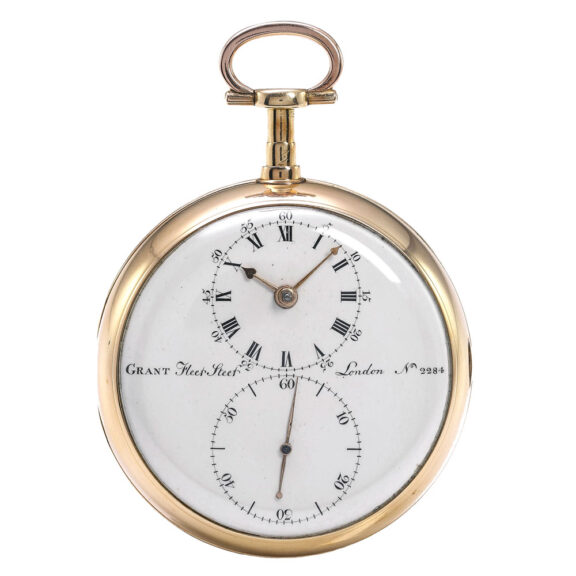 Unusual English gold watch with duplex escapement Circa 1798