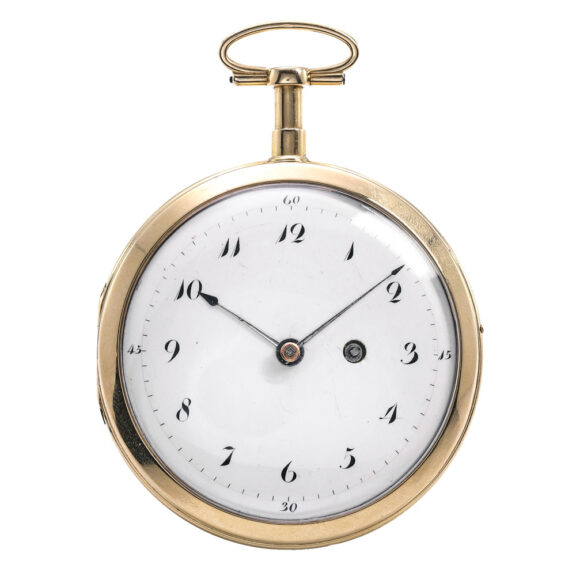 Swiss gold repeating watch with erotic automaton Circa 1790 Swiss gold repeating watch with erotic automaton Circa 1790