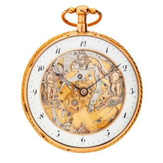 French verge with three Jacquemarts automaton Circa 1820