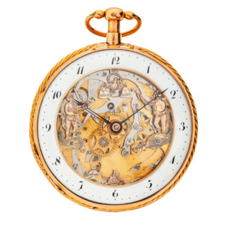 French verge with three Jacquemarts automaton Circa 1820