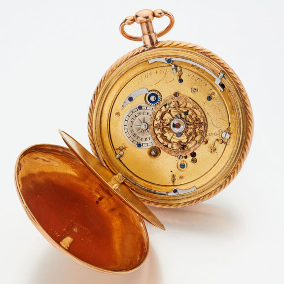 French verge with three jacquemarts automaton Circa 1820 French verge with three jacquemarts automaton Circa 1820