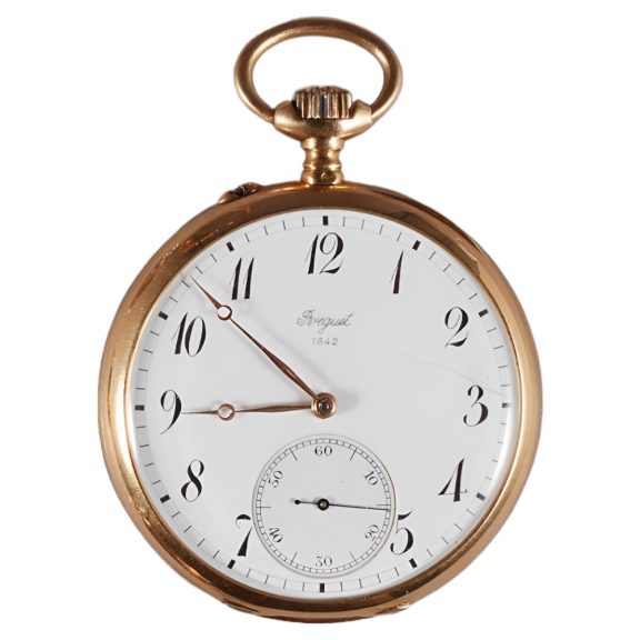 Swiss 18K yellow gold open faced pocket watch Circa 1842 Swiss 18K yellow gold open faced pocket watch Circa 1842