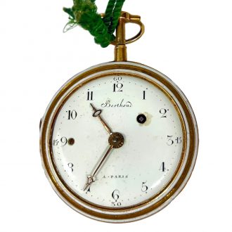 French 18K gold quarter repeating pocket watch Circa 1790