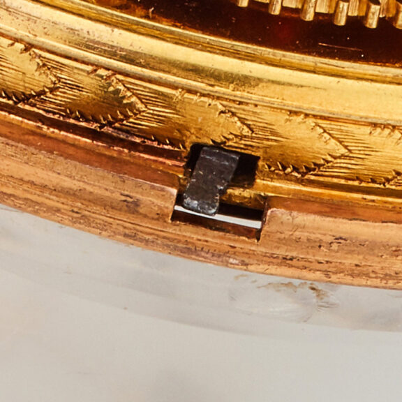 English clock watch in specially made later case Circa 1705 English clock watch in specially made later case Circa 1705