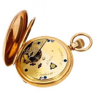 English 18K gold pocket watch for the Ottoman market Circa 1900