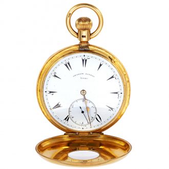 English 18K gold pocket watch for the Ottoman market Circa 1900