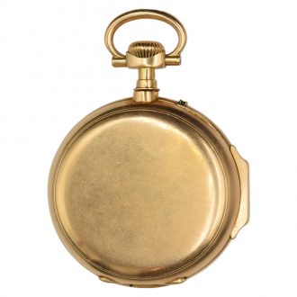 Swiss 18K yellow gold open faced pocket watch Circa 1890 Swiss 18K yellow gold open faced pocket watch Circa 1890