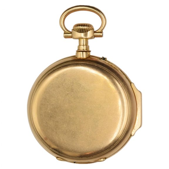 Swiss 18K yellow gold open faced pocket watch Circa 1890 Swiss 18K yellow gold open faced pocket watch Circa 1890