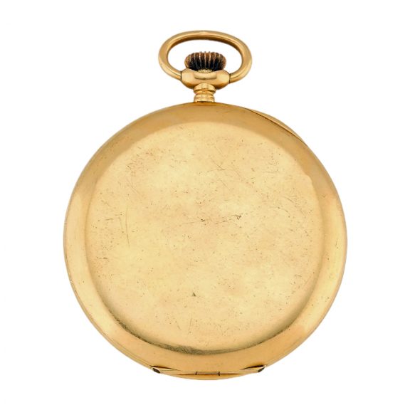 Swiss 18K yellow gold open faced pocket watch Circa 1915 Swiss 18K yellow gold open faced pocket watch Circa 1915