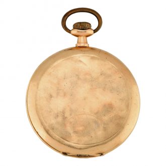 Swiss 14K yellow gold full hunter pocket watch Circa 1910