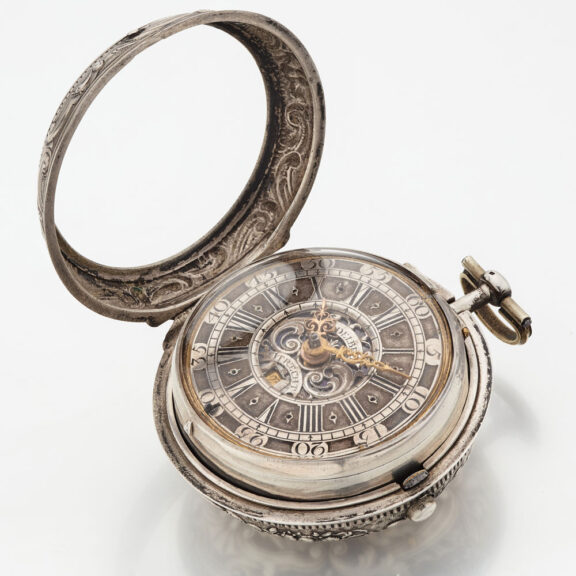 Dutch verge pocket watch with champleve dial Circa 1720 Dutch verge pocket watch with champleve dial Circa 1720