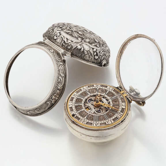 Dutch verge pocket watch with champleve dial Circa 1720 Dutch verge pocket watch with champleve dial Circa 1720