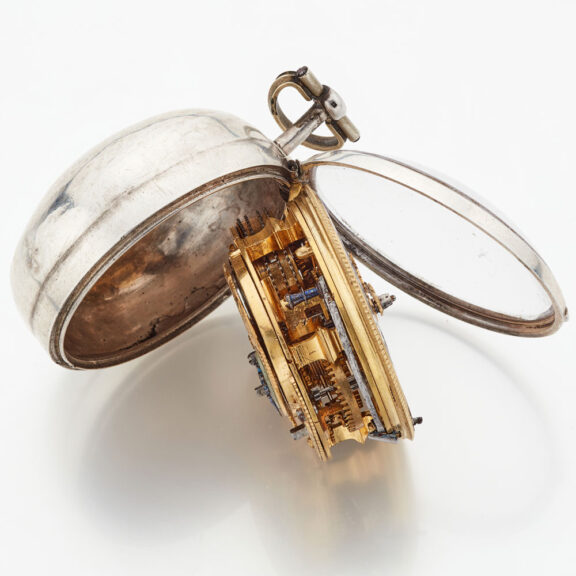Dutch verge pocket watch with champleve dial Circa 1720 Dutch verge pocket watch with champleve dial Circa 1720