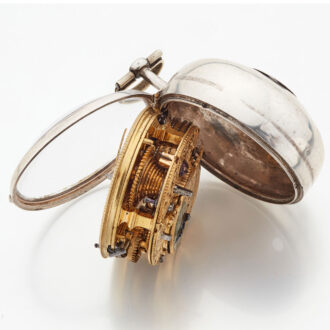 Dutch verge pocket watch with champleve dial Circa 1720