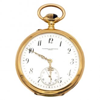 Swiss 18K yellow gold open faced pocket watch Circa 1910 Swiss 18K yellow gold open faced pocket watch Circa 1910