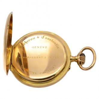 Swiss 18K yellow gold open faced pocket watch Circa 1910 Swiss 18K yellow gold open faced pocket watch Circa 1910