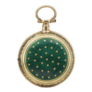 French gold and enamel quarter repeating verge Circa 1810
