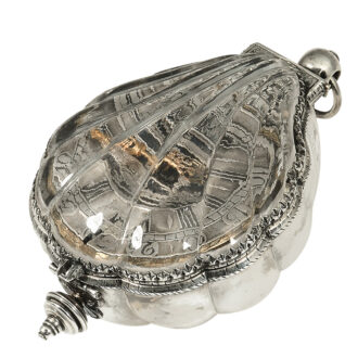 Large Dutch shell shaped pendant watch Circa 1700