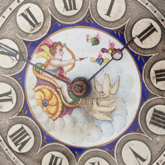 Swiss watch with repeater and fine enamel painting Circa 1810