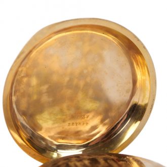 French gold repeating chronograph with full calendar Circa 1890
