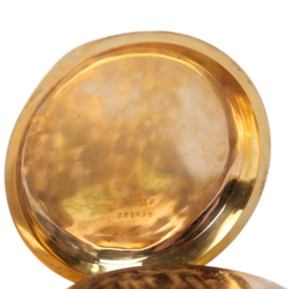 French gold repeating chronograph with full calendar Circa 1890 French gold repeating chronograph with full calendar Circa 1890