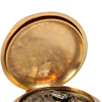 French gold repeating chronograph with full calendar Circa 1890
