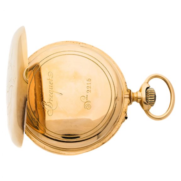 French 18 carat red gold open faced pocket watch Circa 1895 French 18 carat red gold open faced pocket watch Circa 1895
