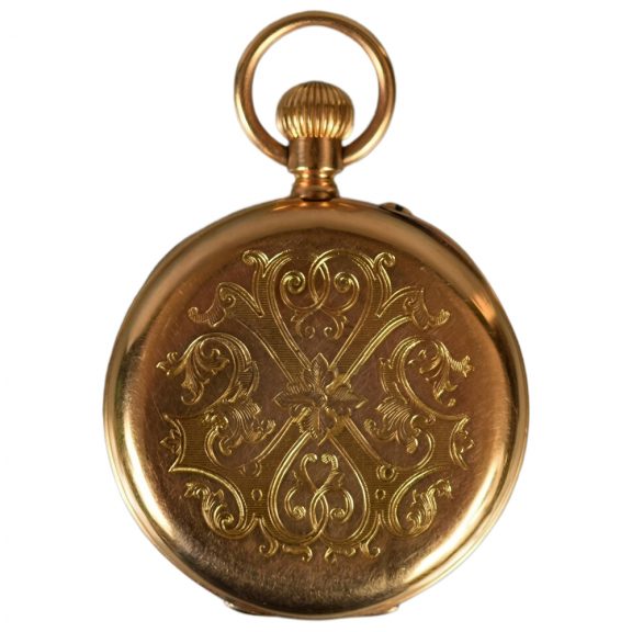 French 18K pink gold open faced pocket watch Circa 1838-1893 French 18K pink gold open faced pocket watch Circa 1838-1893