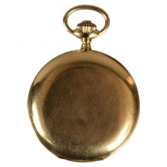 French 18K gold hunting cased pocket watch Circa 1838-1919