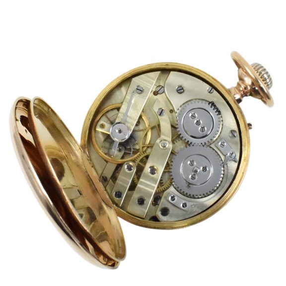 French 18K yellow gold open faced pocket watch Circa 1838-1919 French 18K yellow gold open faced pocket watch Circa 1838-1919