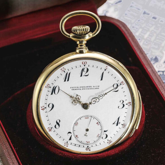 Swiss gold minute repeater with ultra thin movement Circa 1911
