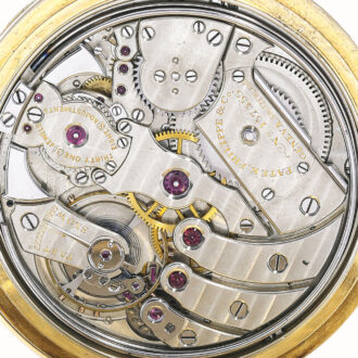 Swiss gold minute repeater with ultra thin movement Circa 1911