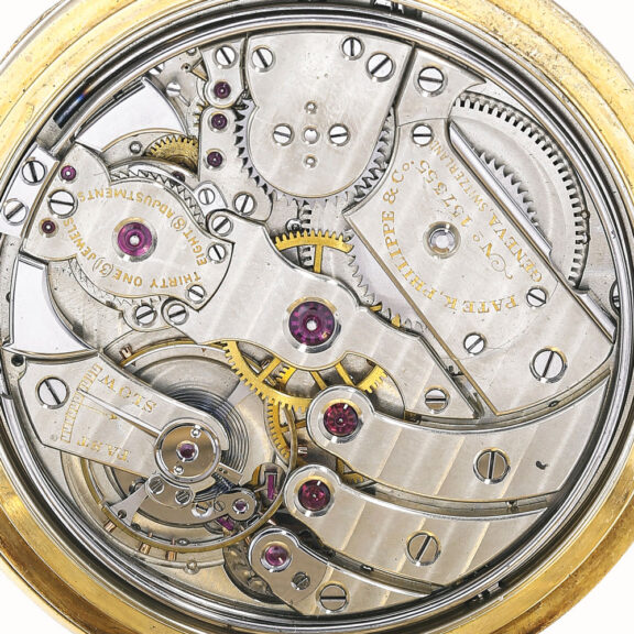 Swiss gold minute repeater with ultra thin movement Circa 1911 Swiss gold minute repeater with ultra thin movement Circa 1911