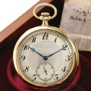 Thin Swiss yellow gold minute repeating lever watch Circa 1910