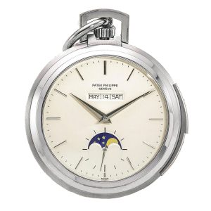 Swiss minute repeating perpetual calendar watch Circa 1973 