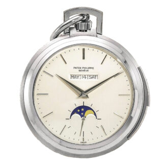 Swiss minute repeating perpetual calendar watch Circa 1973 