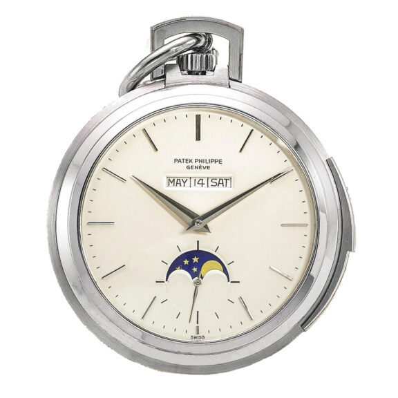 Swiss minute repeating perpetual calendar watch Circa 1973 
