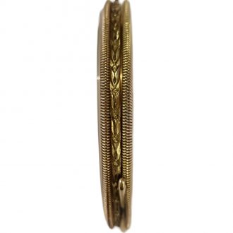 Swiss 18K yellow gold extra plate pocket watch Circa 1900 Swiss 18K yellow gold extra plate pocket watch Circa 1900