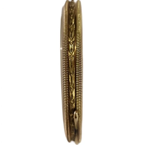Swiss 18K yellow gold extra plate pocket watch Circa 1900 Swiss 18K yellow gold extra plate pocket watch Circa 1900