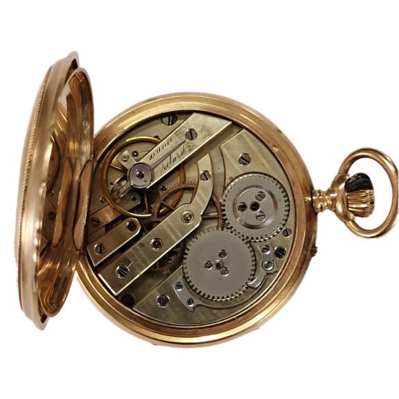 Swiss 18 carat pink gold open faced pocket watch Circa 1900 Swiss 18 carat pink gold open faced pocket watch Circa 1900