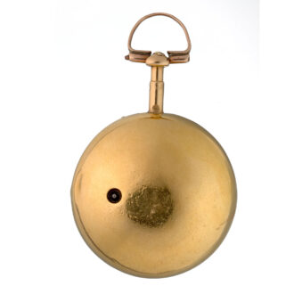 An English cylinder in 20 carat gold pair cases Circa 1782