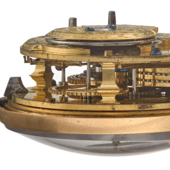 An English cylinder in 20 carat gold pair cases Circa 1782 An English cylinder in 20 carat gold pair cases Circa 1782