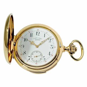 German 18k pink gold repeating pocket watch Circa 1890