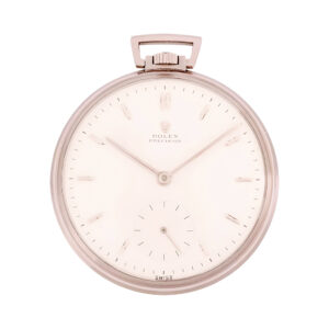 Swiss stainless steel precision pocket watch Circa 1949