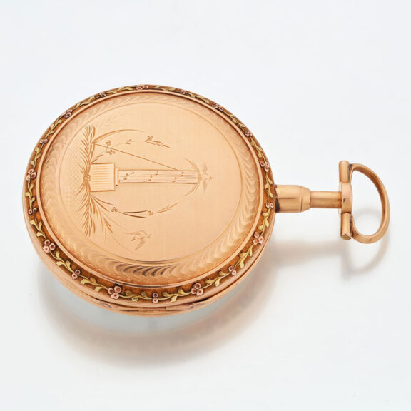 Swiss 18k gold quarter repeating cylinder watch Circa 1800 Swiss 18k gold quarter repeating cylinder watch Circa 1800
