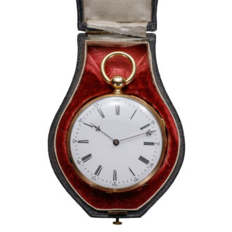 Swiss 18 carat gold minute repeating lever watch Circa 1856