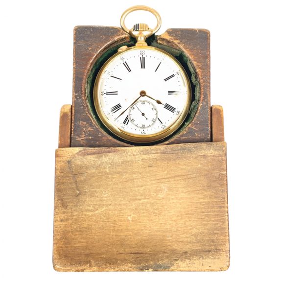 French 18K yellow gold open faced pocket watch Circa 1895 French 18K yellow gold open faced pocket watch Circa 1895