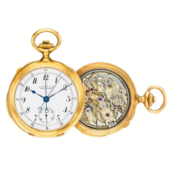 Swiss minute repeating split seconds chronograph Circa 1893