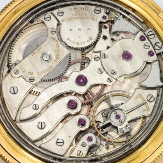 Rare unusual Swiss gold minute repeating watch Circa 1920 Rare unusual Swiss gold minute repeating watch Circa 1920