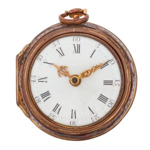 English verge in gilt and tortoiseshell pair cases Circa 1780